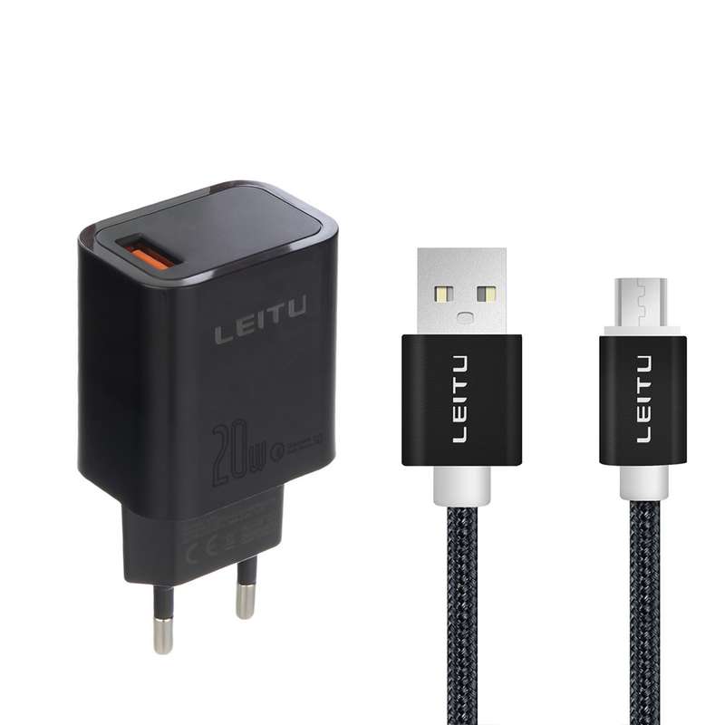 شارژر دیواری لیتو مدل LH-12 به همراه کابل تبدیل microUSB شارژر دیواری لیتو مدل LH-12 به همراه کابل تبدیل microUSB