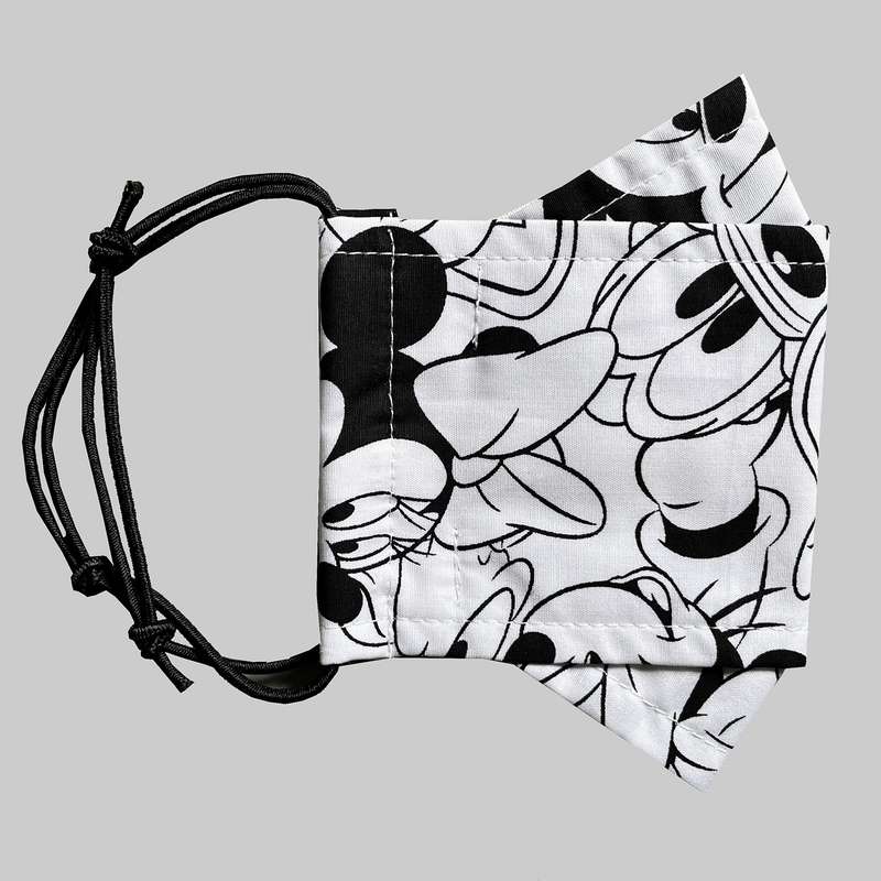 ماسک پارچه‌ای مدل عروسکی