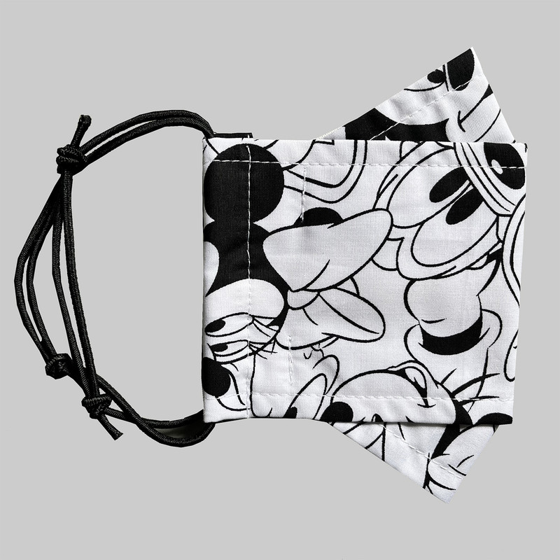 ماسک پارچه‌ای مدل عروسکی