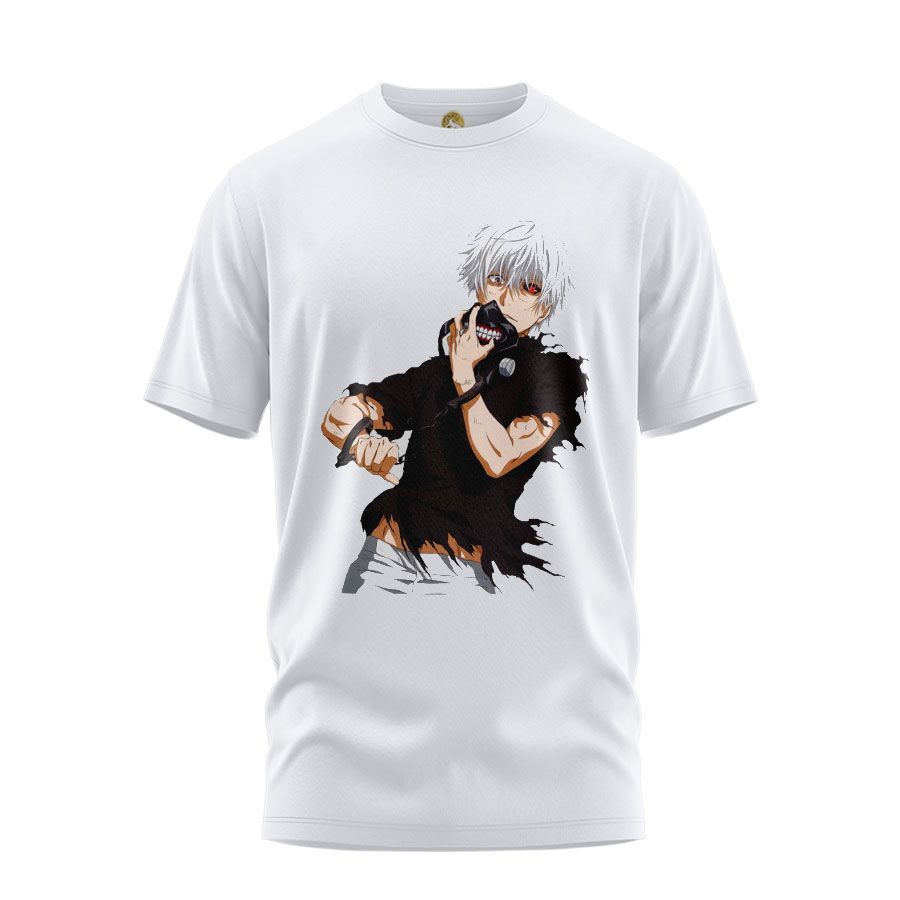 تی شرت آستین کوتاه زنانه هومرو مدل TW376 طرح انیمه توکیو غول -  - 1