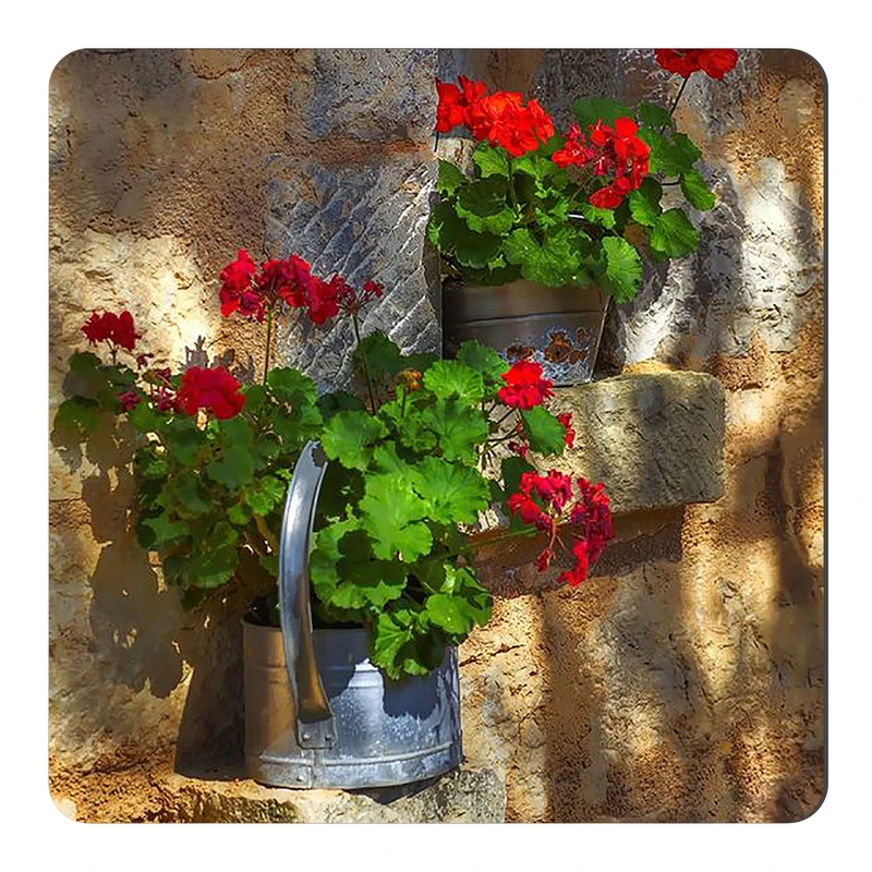 	 مگنت طرح شمعدانی ها و دیوار قدیمی کد wmg2505