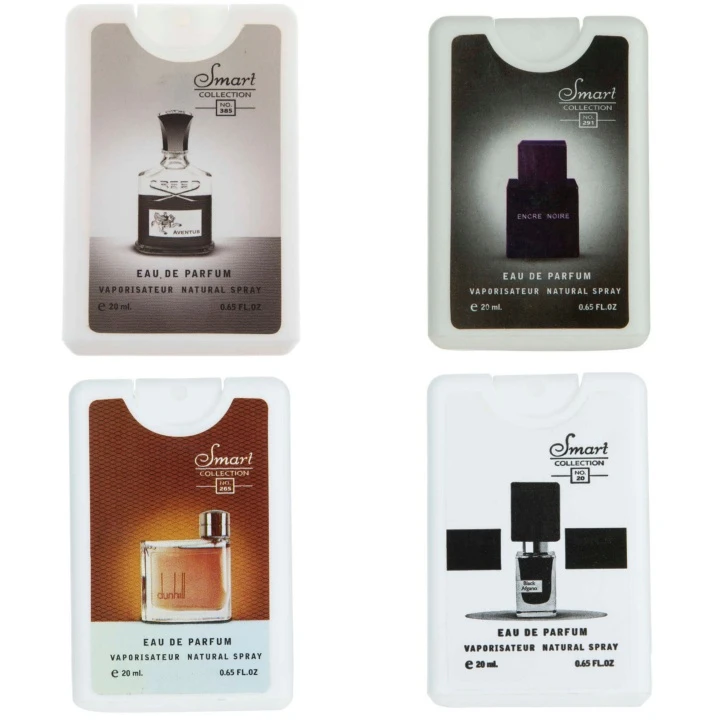 عطر جیبی مردانه اسمارت کالکشن مدل 02 حجم 20 میلی لیتر بسته 4 عددی