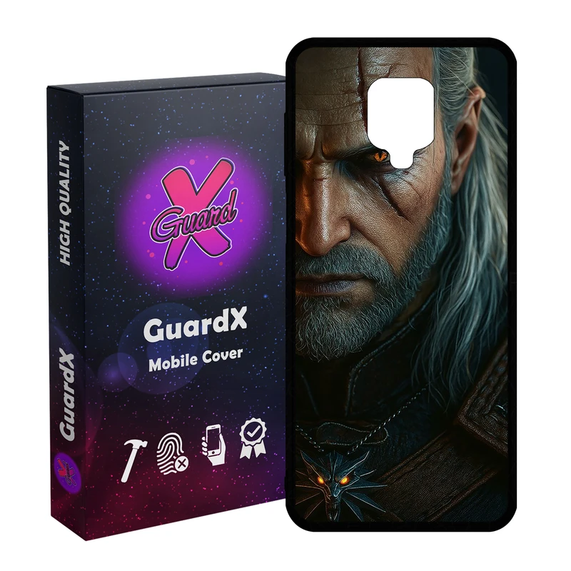 کاور گارد ایکس طرح Witcher مدل 10963 مناسب برای گوشی موبایل شیائومی Redmi Note9 Pro/Note 9 Pro Max/Redmi Note 9S/MI Poco M2 Pro