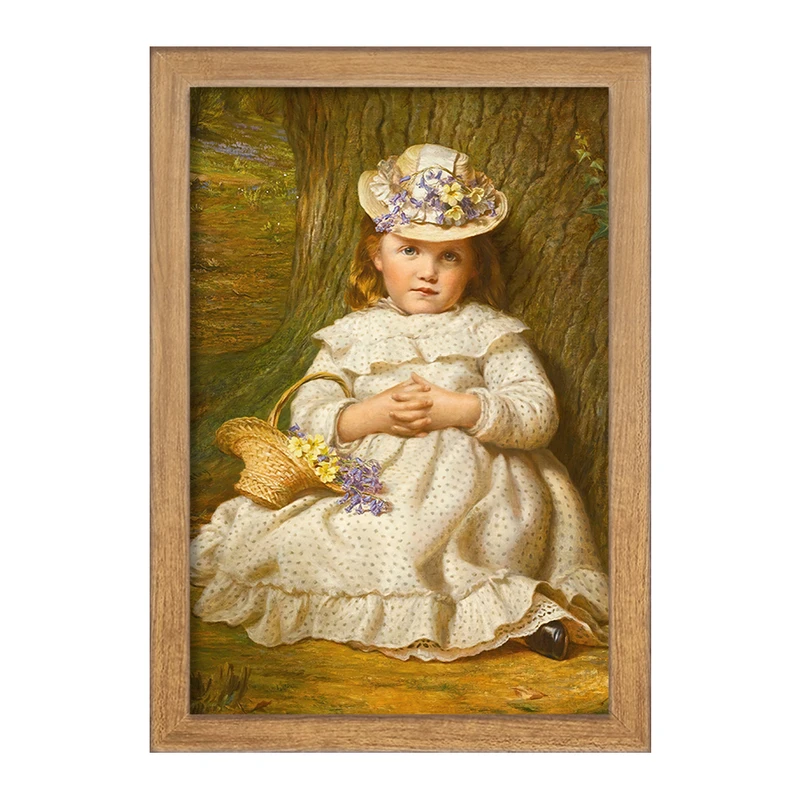 تابلو خندالو مدل نقاشی پامچال و بلبلز اثر ساموئل سیدلی کد F12350