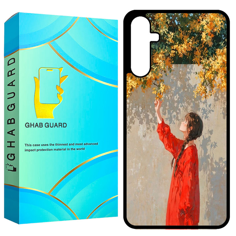 کاور قاب گارد طرح دختر مدل GCHPA24 مناسب برای گوشی موبایل سامسونگ Galaxy A24 4G
