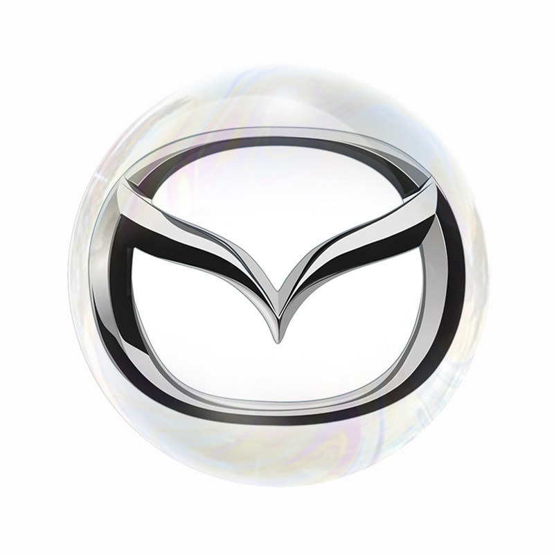 مگنت عرش طرح لوگو ماشین مزدا Mazda کد Asm3452