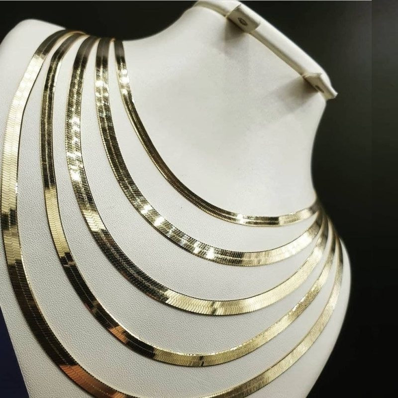 زنجیر طلا 18 عیار زنانه مدل نفرتیتی