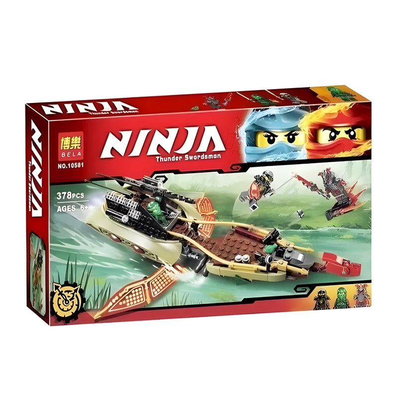 ساختنی 378 قطعه بلا مدل نینجا کد 10581