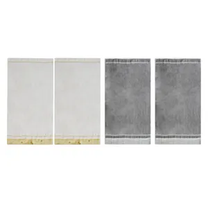 حوله دستی ازدیلک مدل Hardal سایز 50x85 سانتی متر مجموعه 4 عددی