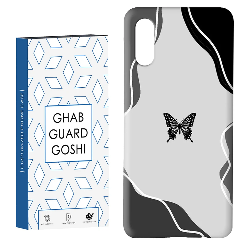 کاور قاب گارد گوشی طرح پروانه کد Dimo-536 مناسب برای گوشی موبایل سامسونگ Galaxy A02 / M02