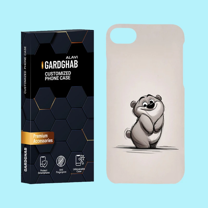 کاور گارد قاب علوی مدل کارتنی و انیمه مناسب برای گوشی موبایل اپل iPhone 7 / iPhone 8 / iPhone SE 2022 / iPhone SE 2020