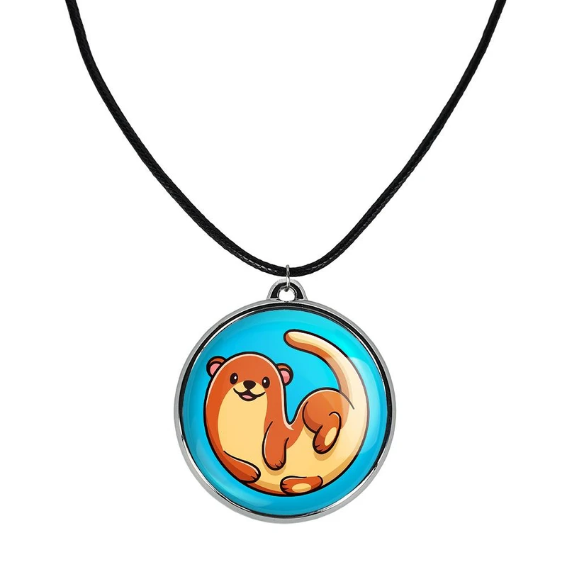 گردنبند خندالو مدل حیوانات بامزه سمور کد 2964629647