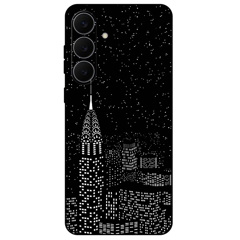 کاور مگافون طرح نیویورک مدل 7768 مناسب برای گوشی موبایل سامسونگ Galaxy S25 FE