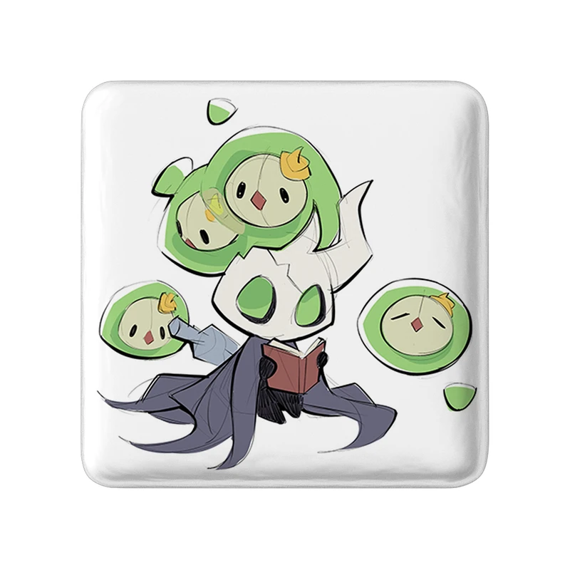 مگنت خندالو طرح بازی هالو نایت (Hollow Knight) مدل مربعی کد 32932