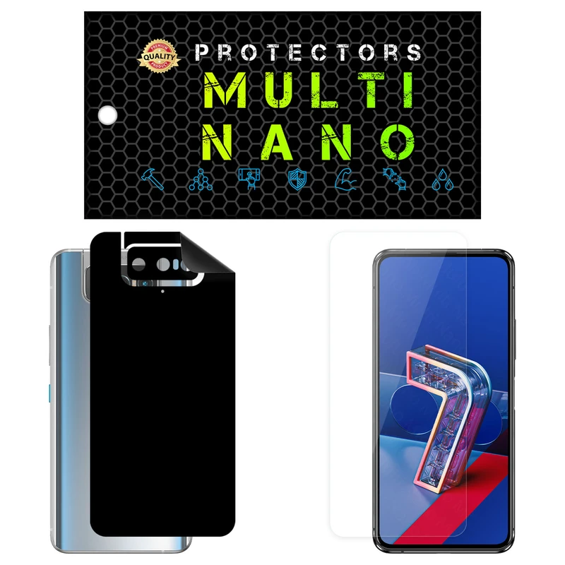 محافظ صفحه نمایش مولتی نانو مدل X-SFM مناسب برای گوشی موبایل ایسوس Zenfone 7 / ZS670KS به همراه برچسب پوششی