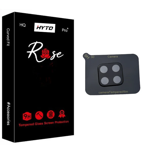 محافظ لنز دوربین هیتو مدل Rose 3D Carbon مناسب برای گوشی موبایل سامسونگ Galaxy A12 / A32