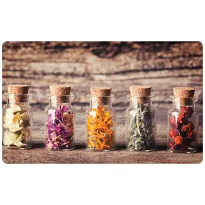 پادری مدل سه لایه طرح ادویه ای کد 1632 سایز 75x45 سانتی متر