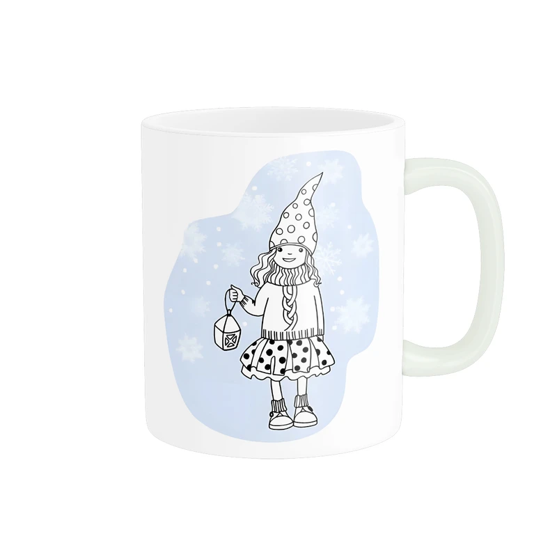 ماگ مدل طراحی هنری زمستانی کد 1503