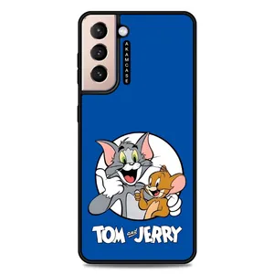 AKAM AMC-WSGS21P-TOM & JERRY4 Cover For Samsung Galaxy S21 Plus