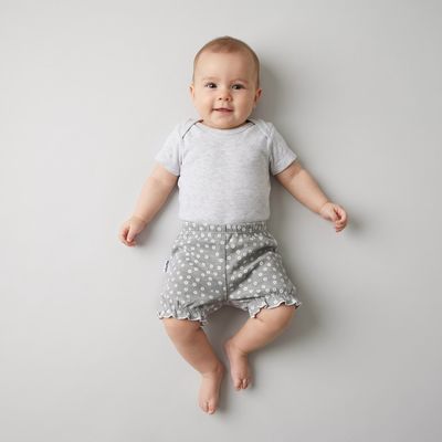 شلوارک نوزادی آدمک مدل خرگوش و گل کد 01