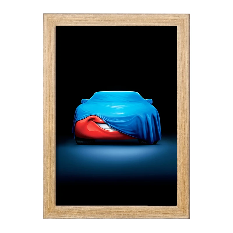 تابلو خندالو مدل مک‌کوئین (Lightning McQueen) کد F6814