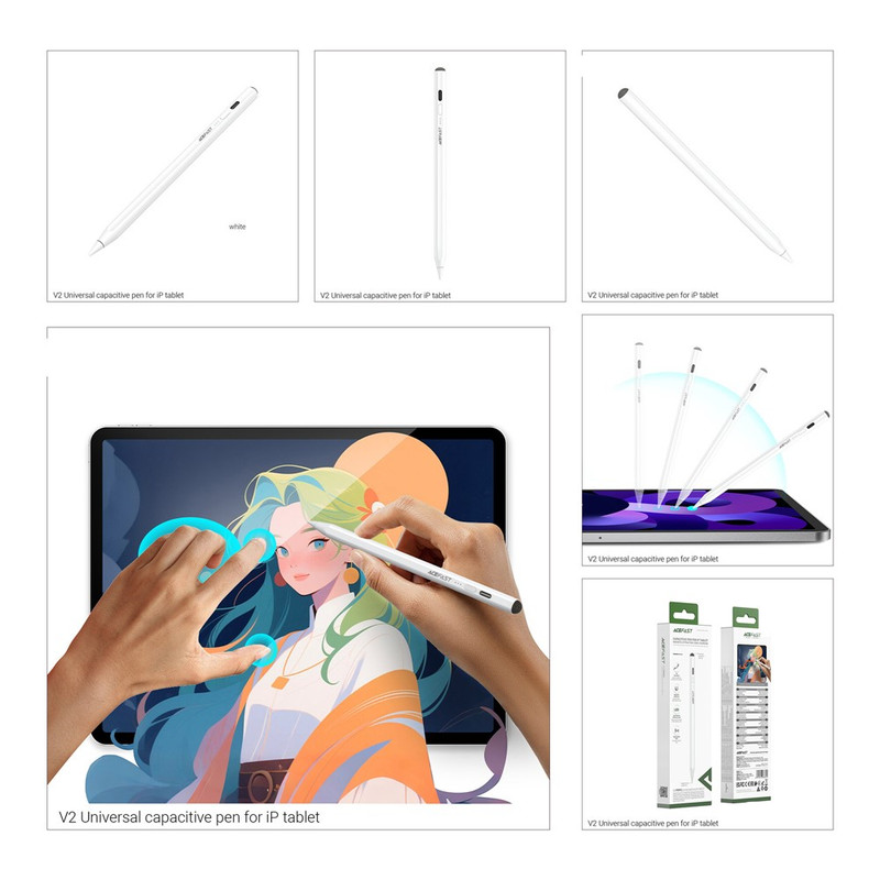 قلم لمسی ایس فست مدل V2 Capacitive Pen For IP