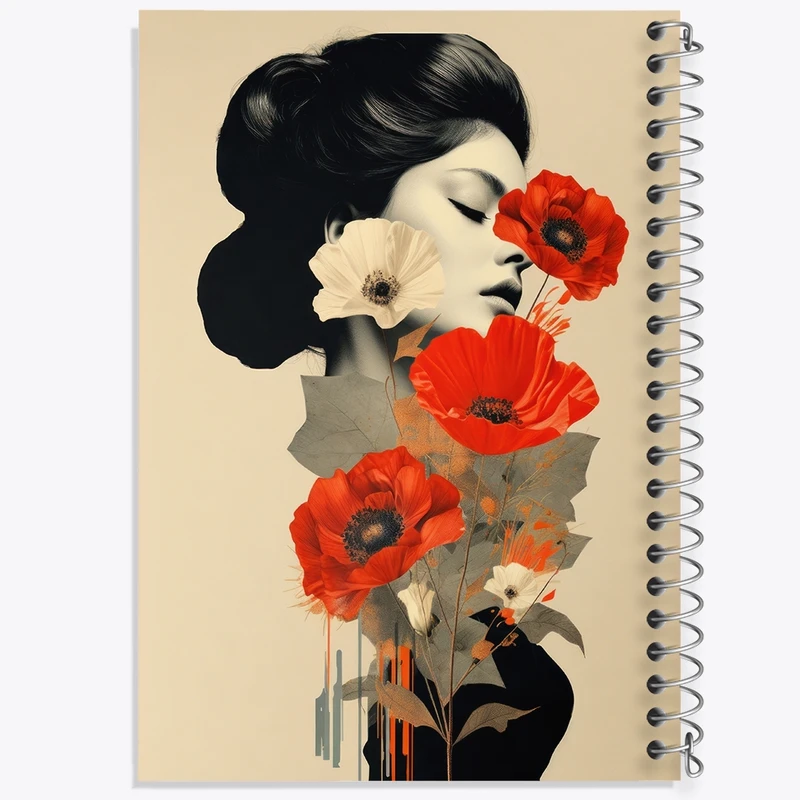 دفتر شطرنجی 50 برگ خندالو مدل دخترانه کد F2618