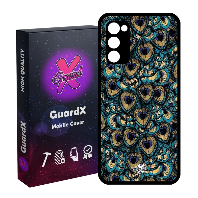 کاور گارد ایکس طرح Peacock مدل Glass10092 مناسب برای گوشی موبایل سامسونگ Galaxy S20 FE