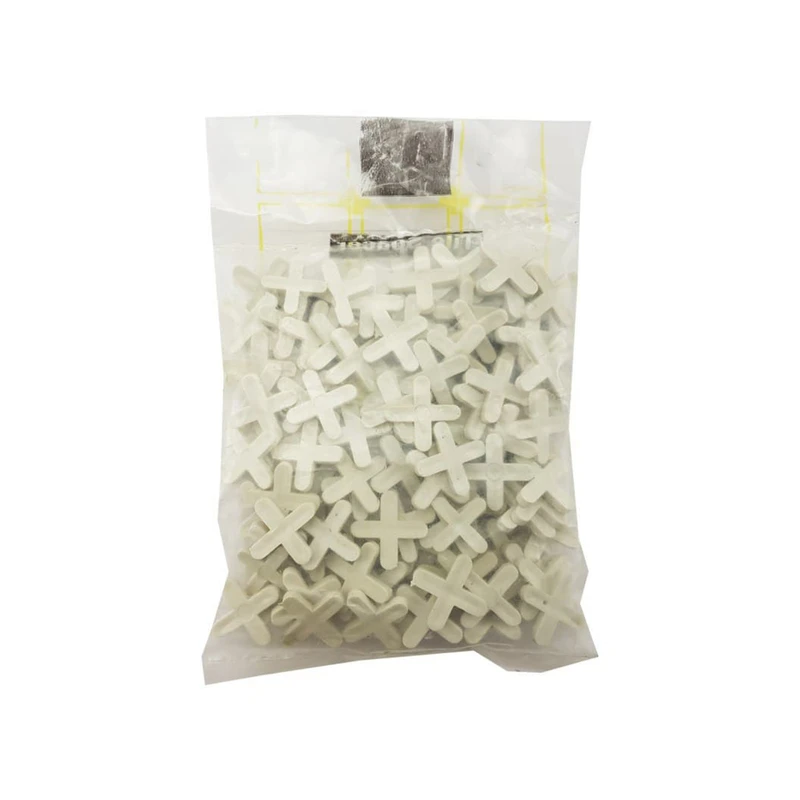 عکس شماره 2 : پایه تراز کاشی مدل اسپيسر صليب 4 ميل بتن پلاست