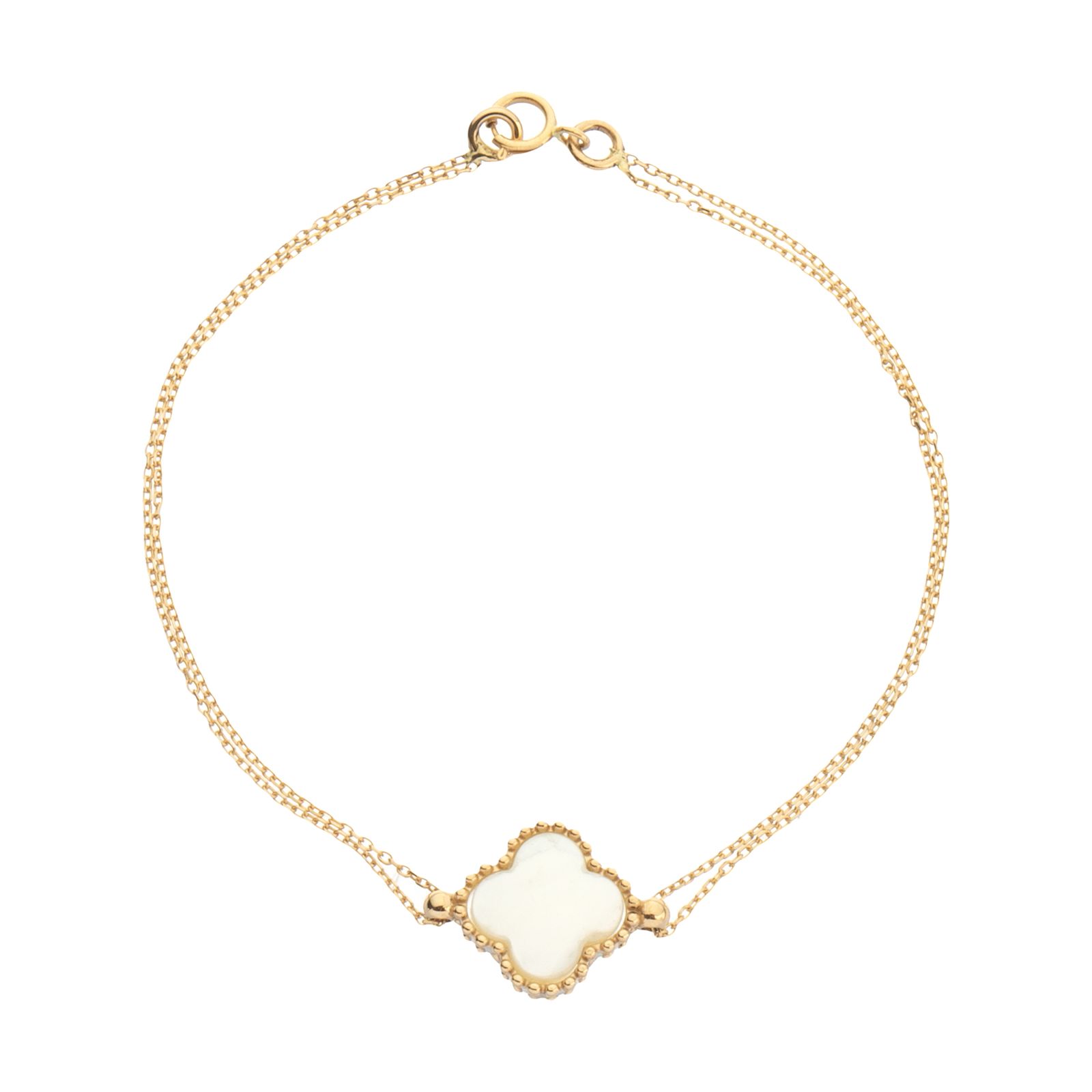 دستبند طلا 18 عیار زنانه مایا ماهک مدل MB1090 -  - 1