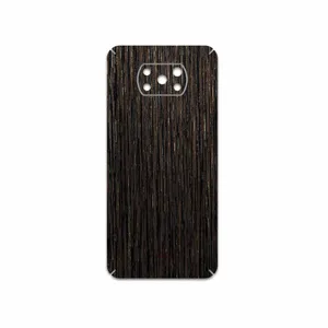 MAHOOT Dark-Gold-Stripes-Wood Cover Sticker for Xiaomi Poco X3 Pro