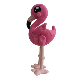 عروسک طرح نمدی مدل فلامینگو ارتفاع 39 سانتی متر