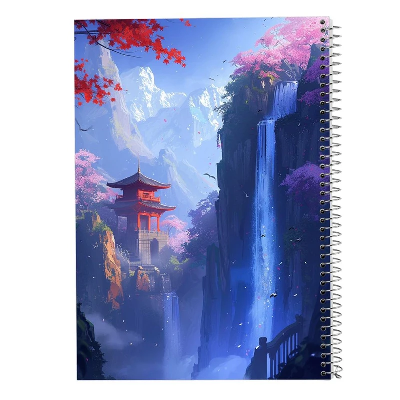 دفتر ژورنال نویسی 50 برگ مدوپد مدل نقطه ای طرح طبیعت کد DF15409