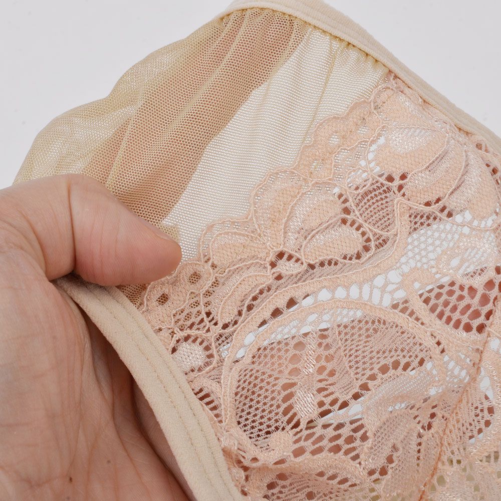 ست شورت و سوتین زنانه پرجامدا مدل 340019209 دانتل رنگ کرم -  - 10