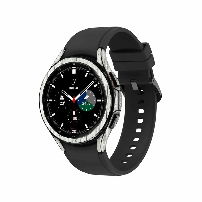  برچسب ماهوت طرح White-Wood مناسب برای ساعت هوشمند سامسونگ Watch4 Classic 46mm