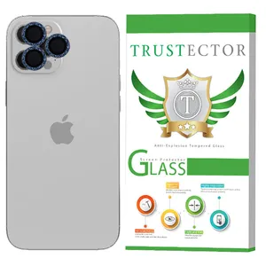 محافظ لنز دوربین تراستکتور مدل SWAROVSKI مناسب برای گوشی موبایل اپل Iphone 12 Pro