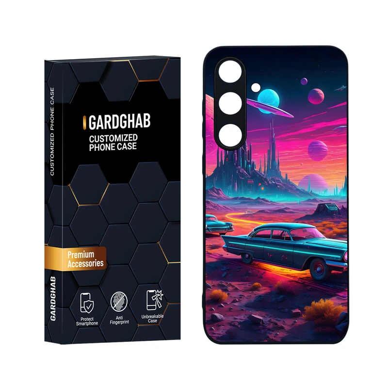 کاور گارد قاب مدل هنری مناسب برای گوشی موبایل سامسونگ Galaxy S24 FE