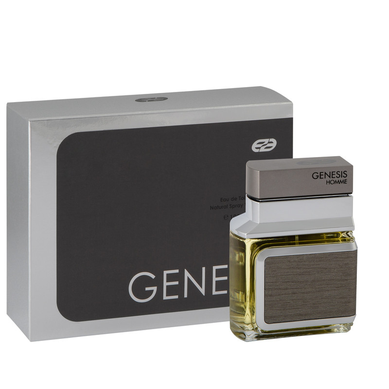 ادو تویلت مردانه عماد آرا مدل جنسیس حجم 100 میلی لیتر به همراه اسپری خوشبو کننده بدن مردانه عماد آرا حجم 200 میلی لیتر