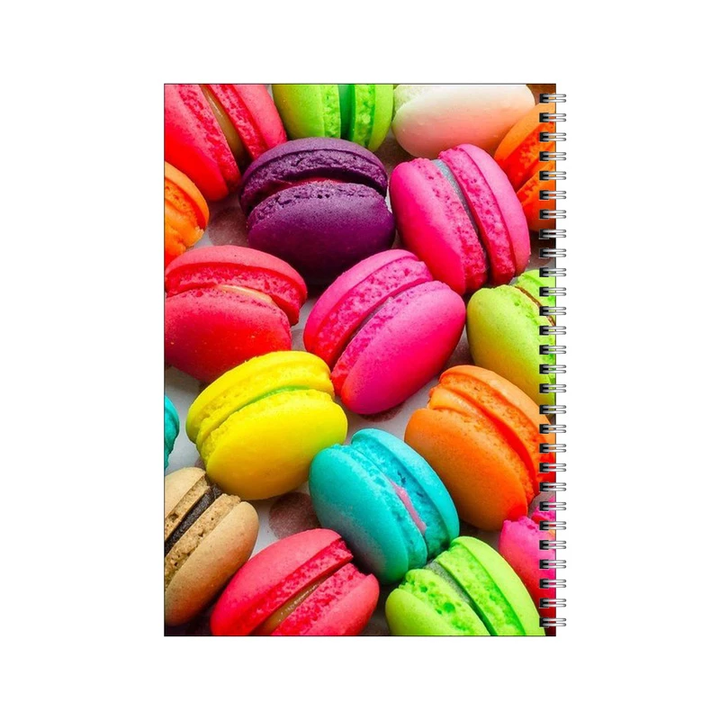 دفتر مشق 50 برگ بامبیلیپ طرح پترن ماکارون کد 3088661