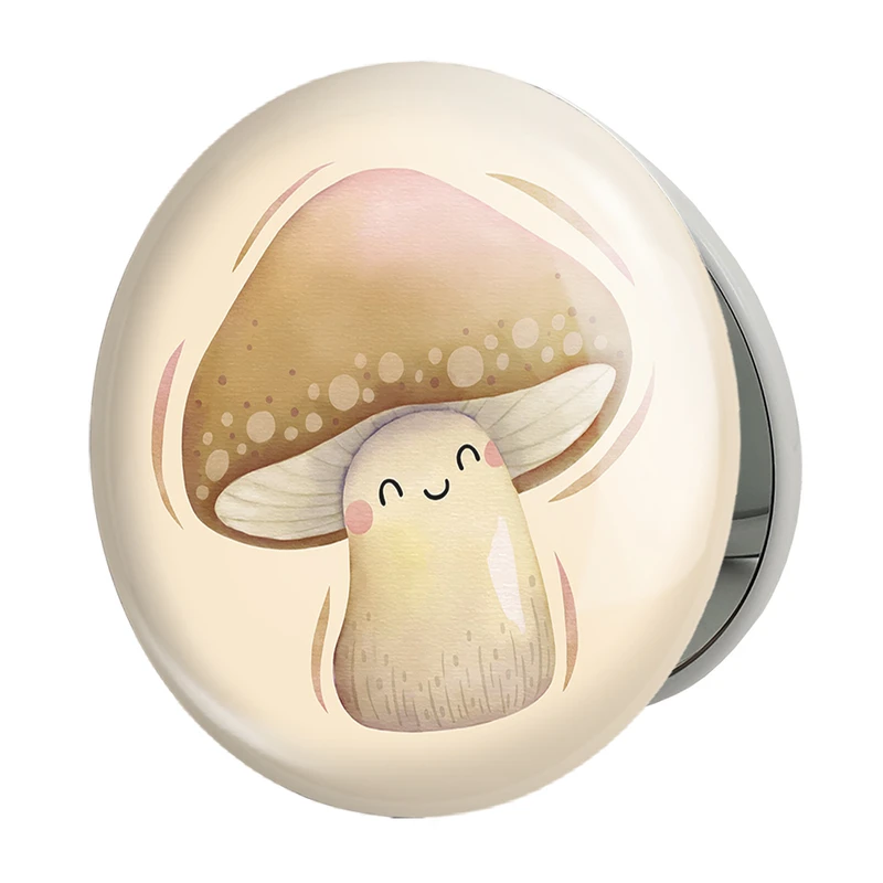 آینه جیبی خندالو طرح قارچ مدل تاشو کد 28429 