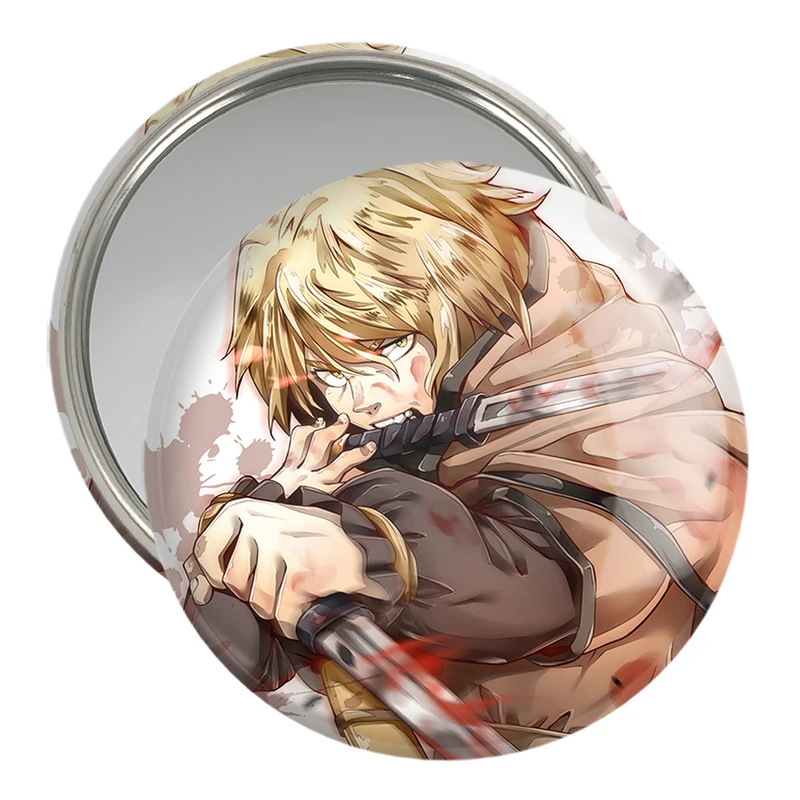 آینه جیبی خندالو مدل تورفین انیمه حماسه وینلند Vinland Saga کد 27488