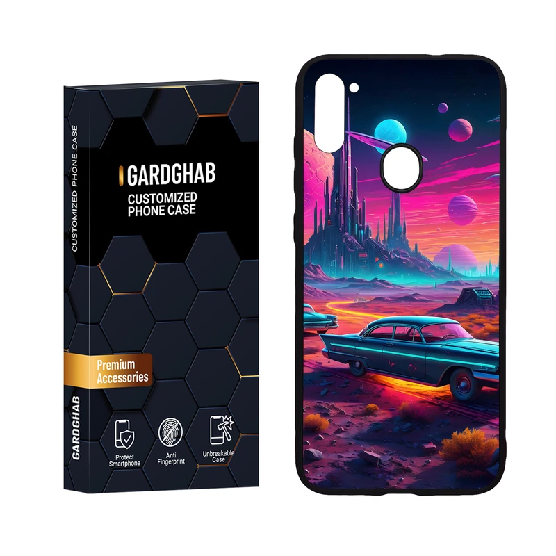  کاور گارد قاب مدل پشت گلس هنری مناسب برای گوشی موبایل سامسونگ Galaxy A11 / M11