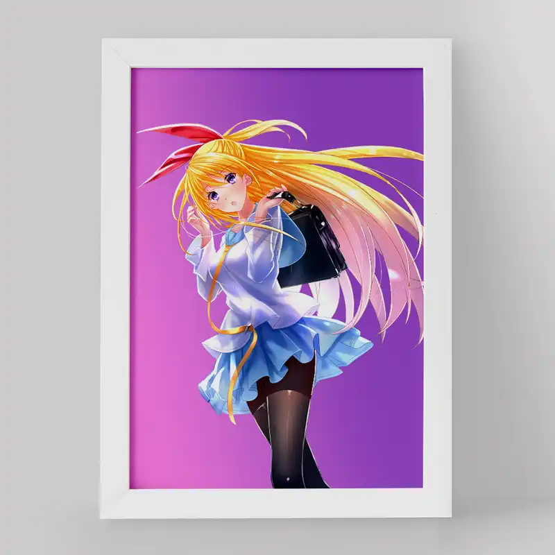 تابلو خندالو مدل انیمه عشق دروغین کد 17206