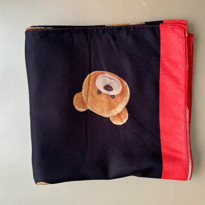 شال زنانه مدل موهر پاییزی زمستانی اسپرت طرح تدی خرسی عروسکی