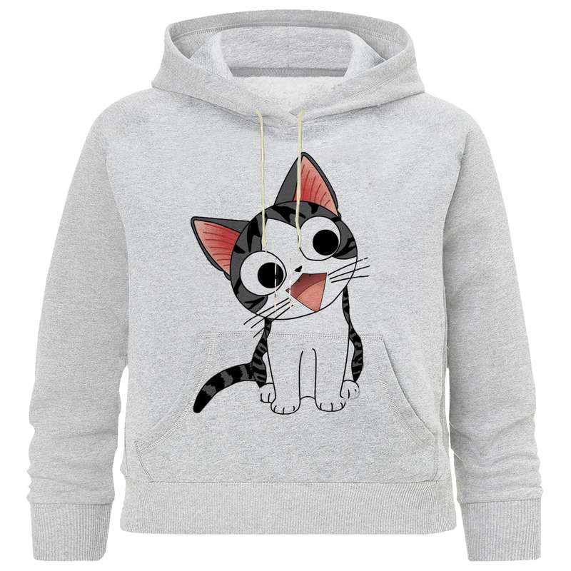 هودی دخترانه مدل M 251 گربه