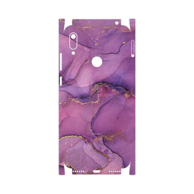 برچسب پوششی ماهوت مدل Purple Marble-FullSkin مناسب برای گوشی موبایل هوآوی Y6 Prime 2019