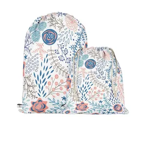 کوله پشتی ورزشی مدوپد طرح گل پاییزی مدل PAT00035 بسته 2 عددی