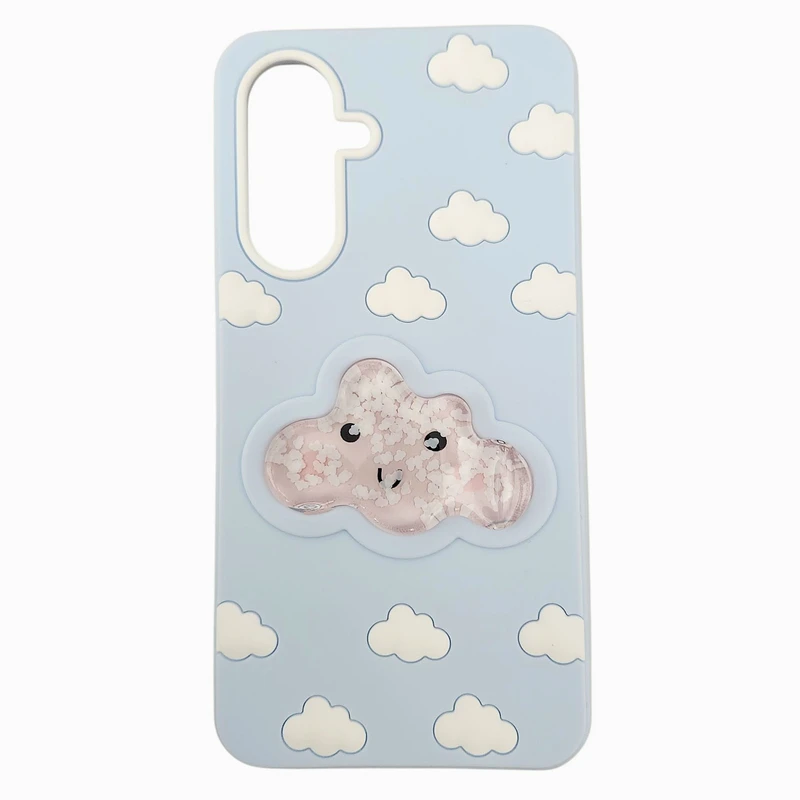 کاور مدل ابری سیلیکونی مناسب برای گوشی موبایل سامسونگ Galaxy A17