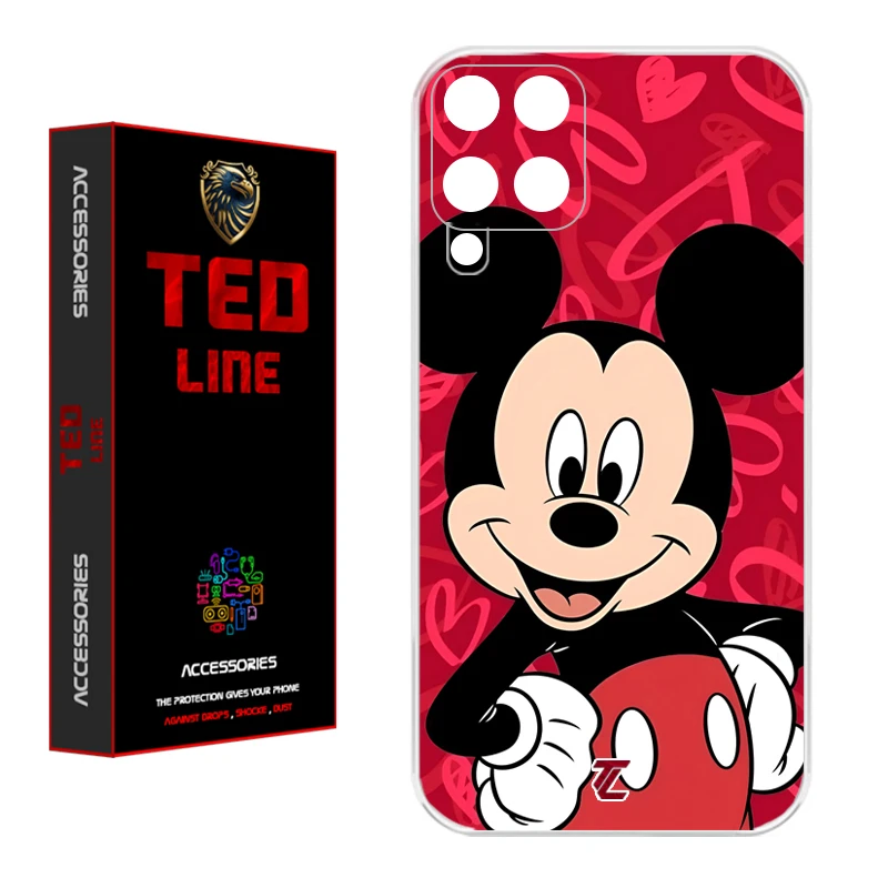 کاور تدلاین طرح میکی موس کد 1148 مناسب برای گوشی موبایل سامسونگ Galaxy A12 / M12 / F12