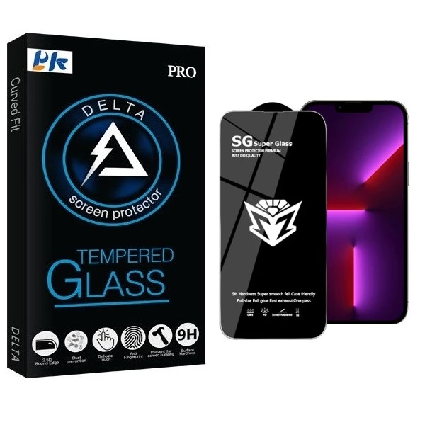 محافظ صفحه نمایش پي كي مدل Super مناسب برای گوشی موبایل اپل Iphone 13 Pro